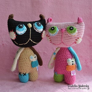 Crochet Pattern Cat Lisa by VendulkaM /amigurumi, toy digital pattern/DIY image 5