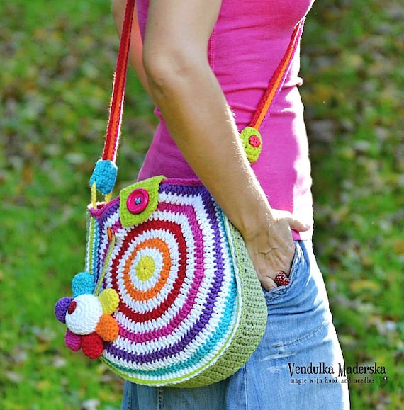 Crochet Rainbow Bags Amigurumi Bags Crochet Bag Crochet 