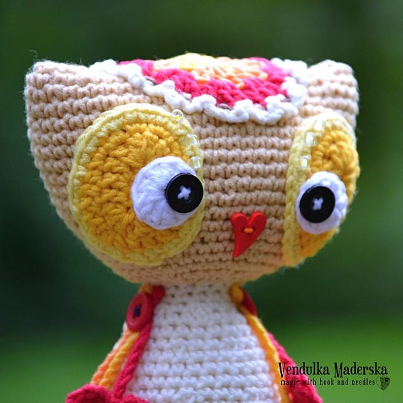 Crochet Pattern Baby Owl / Amigurumi / Autumne Decoration / Digital tutorial / Pdf image 2