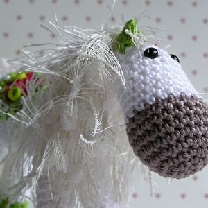 Crochet pattern by VendulkaM Christmas Rocking horse amigurumi/ toy pattern, digital, DIY, pdf image 2