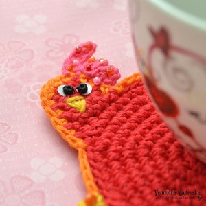 Crochet Pattern - Easter Hen Coaster by VendulkaM / Digital tutorial / Kitchen table / Decoration