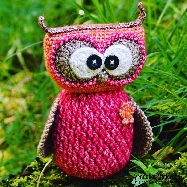 Crochet pattern Sweet owl by VendulkaM amigurumi/ crochet toy, digital pattern, DIY, pdf image 4