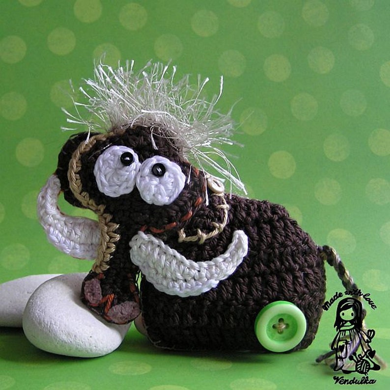 Crochet mammoth pdf pattern DIY image 1