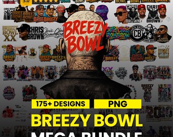 Chris Brown PNG Breezy Bowl XX Tour 2025 Png Bundle, Breezy Bowl Png, Chris Brown Middle Finger Png, Chris Brown Png, Breezy Bowl Tour Png