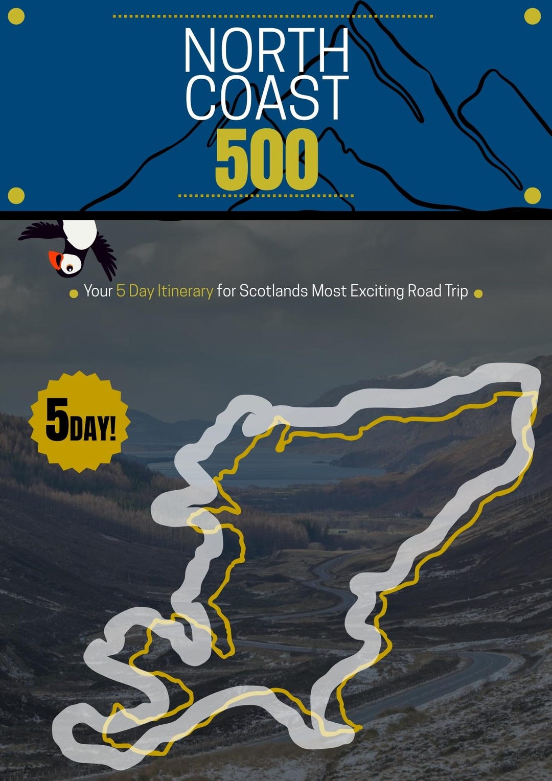 North Coast 500 / 5 Day Route Planner / Digital / Downloadable / Canny ...