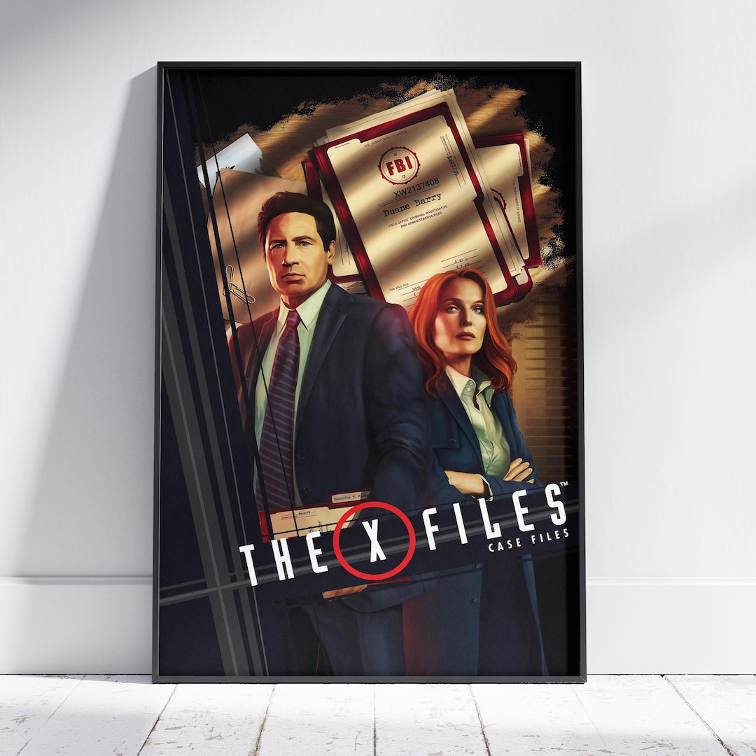 The X Files Poster Fox Mulder Wall Art Unframed Canvas Print Gift the-x-files-poster-fox-mulder-wall-art-unframed-canvas-print-gift