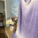Lavender Clouds Throw Crochet Pattern | Ombre Blanket PDF | Textured Camel Stitch Afghan | Bulky Yarn Halo | PDF Download image 8
