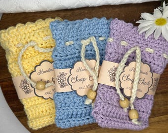 Crochet Soap Saver Bag Pattern | Textured Lather Sack | Zero Waste (PDF)