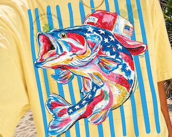 Camo Bass Fishing Png, 4th of July Png, Patriotic Duck Hunting Png, USA Red White Blue Png, Independence Day Png
