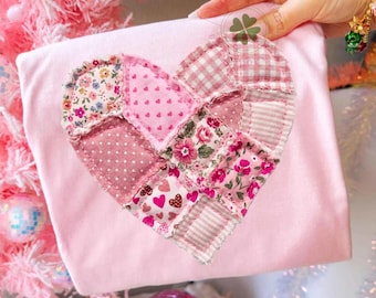 Valentine Heart Patchwork Png, Trendy Valentine Png, Valentine's Day Sublimation Png, Gift For Her, Retro Valentine Png, Digital download