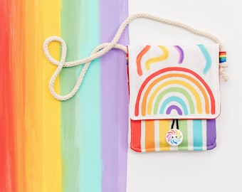 Rainbow Coloring Kit Crayon Toddler Purse Little Girl Purse Waldorf Crayon Waldorf Toy Montessori Toddler Kid Artist Gift for Kid Artist