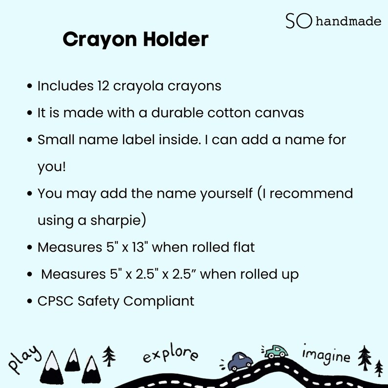 crayon holder details