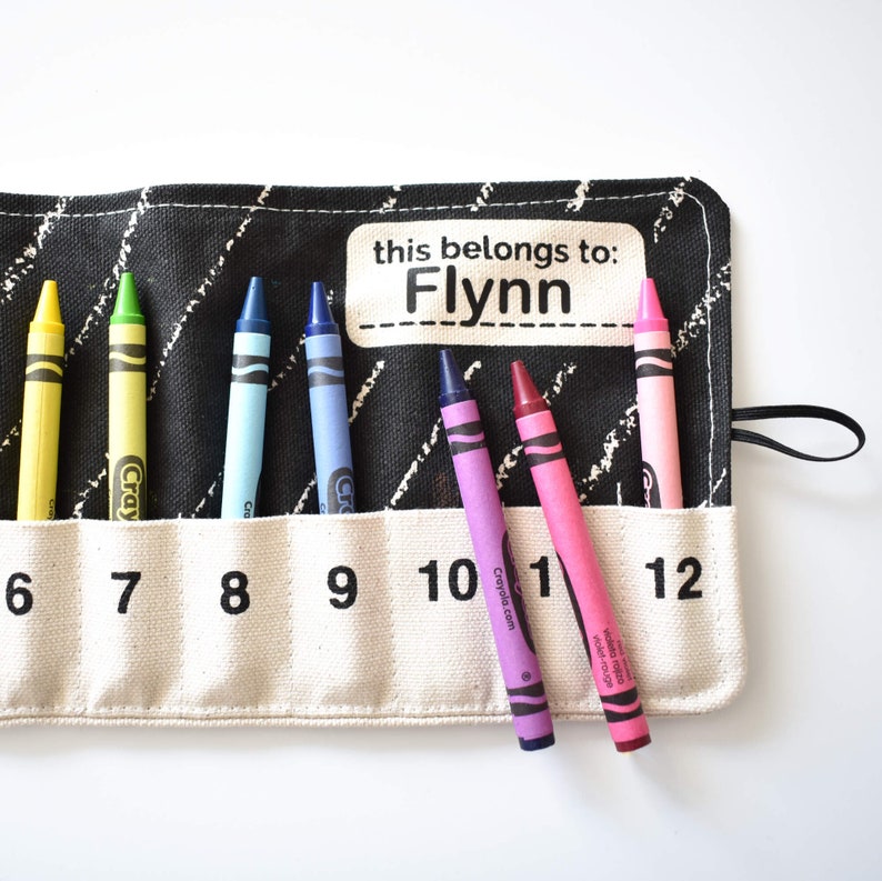 Personalized Crayon Wallet