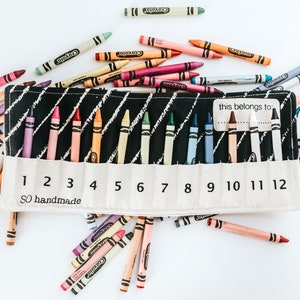 Organic Crayon Holder Baby Montessori Toy Back to School Supplies Montessori Toddler Gift Educational Toy Waldorf Toy Travel Toy for Toddler