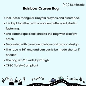 rainbow Crayon Bag details