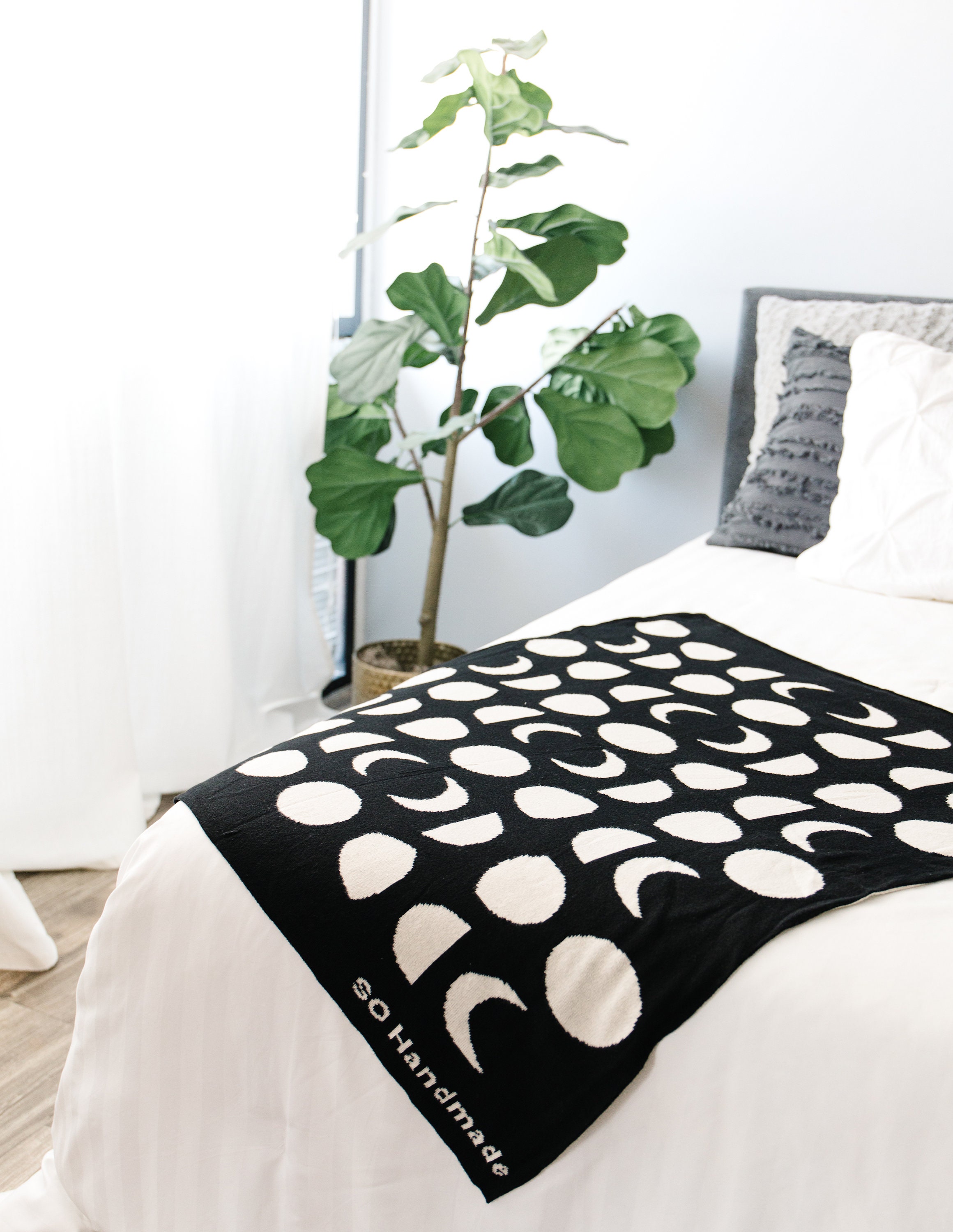 Phases of the Moon Baby Blanket Stroller Blanket Receiving Etsy