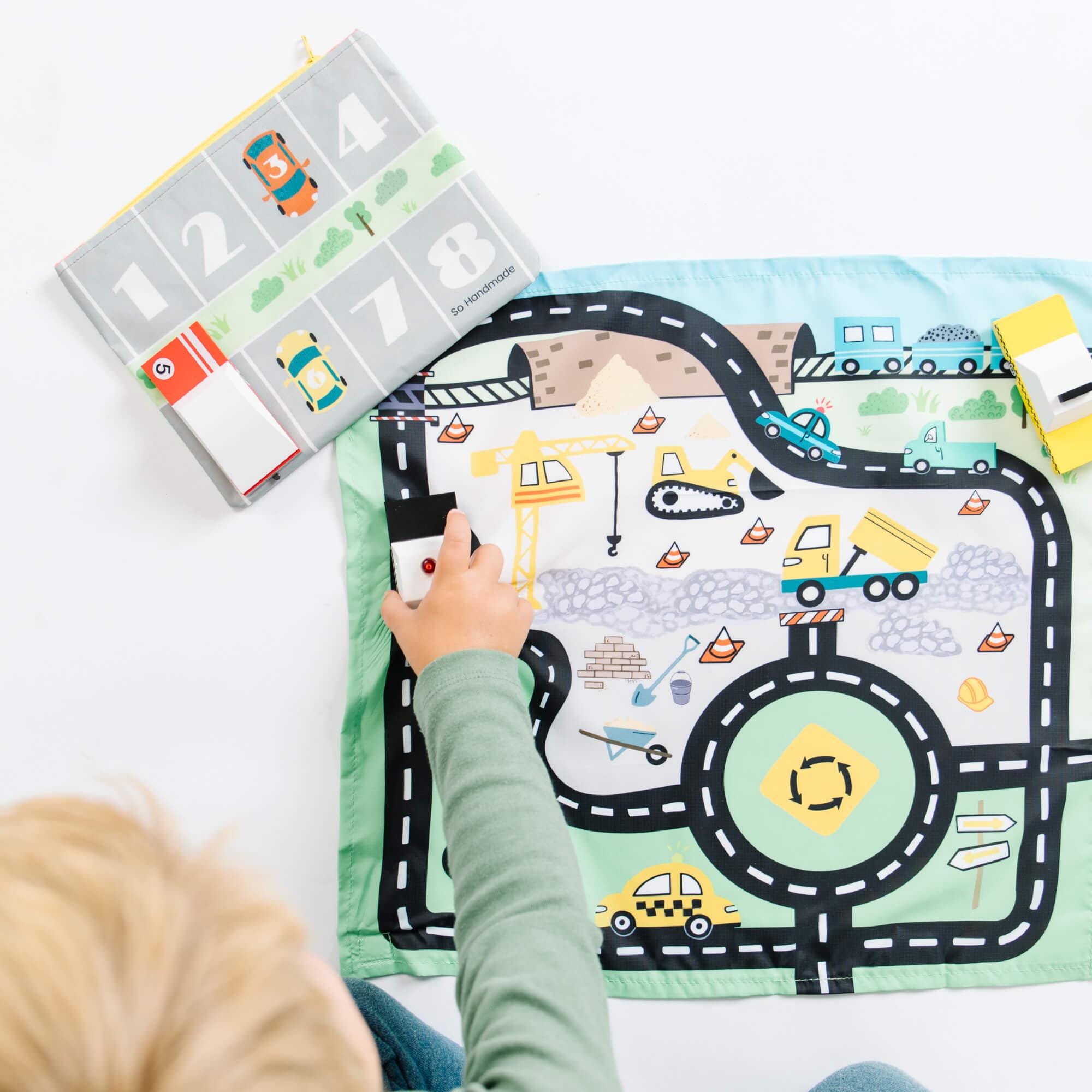 Toy Car Mat \u0026 Pouch Toy Car Carrier Portable Toy for Travel Road Trip Toy  Travel Play Mat Small Travel Toy Sensory Car Caddy Fold up Car Mat - Etsy  Israel, image size:2000x2000