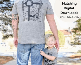 Printable T-shirt For Dad Shirt Download Dad Printable Shirt SVG Dad Son Matching Shirts Dad Gift From Son Dad Matching T Shirts Printable