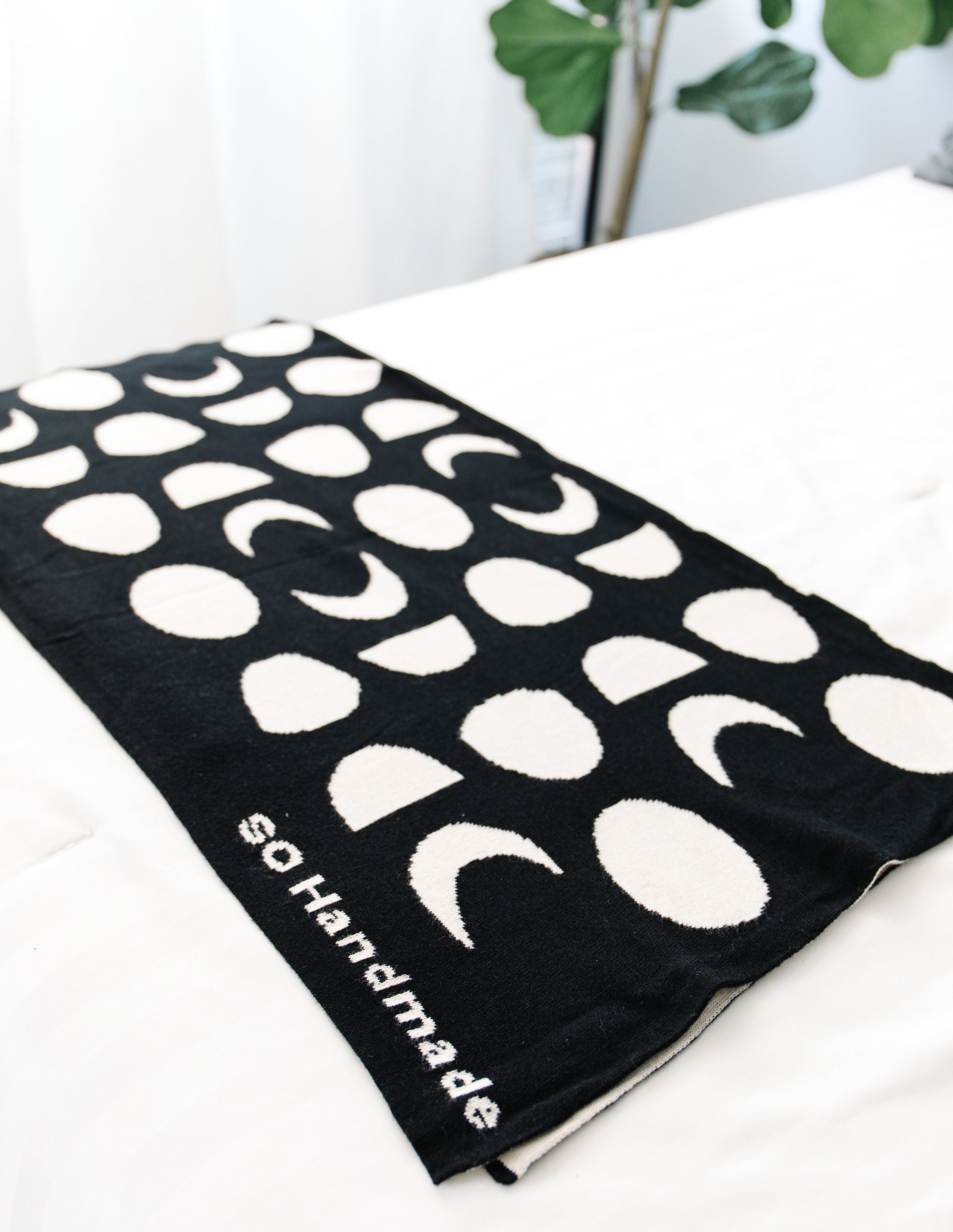 Phases of the Moon Baby Blanket Stroller Blanket Receiving Etsy