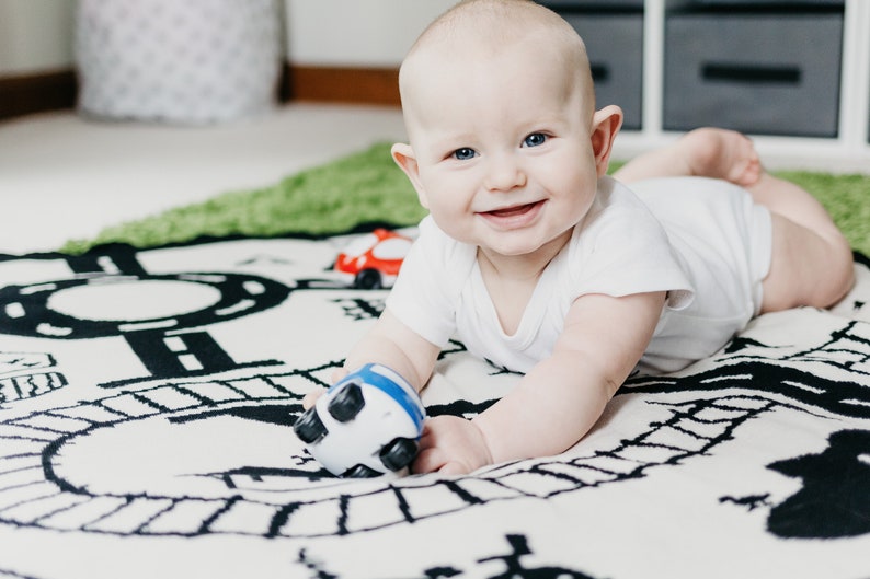 Playroom Rug Tummy Time Mat Activity Mat Organic Area Rug Etsy
