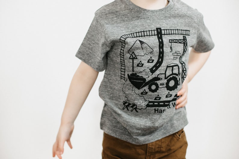 Kids construction t-shirt