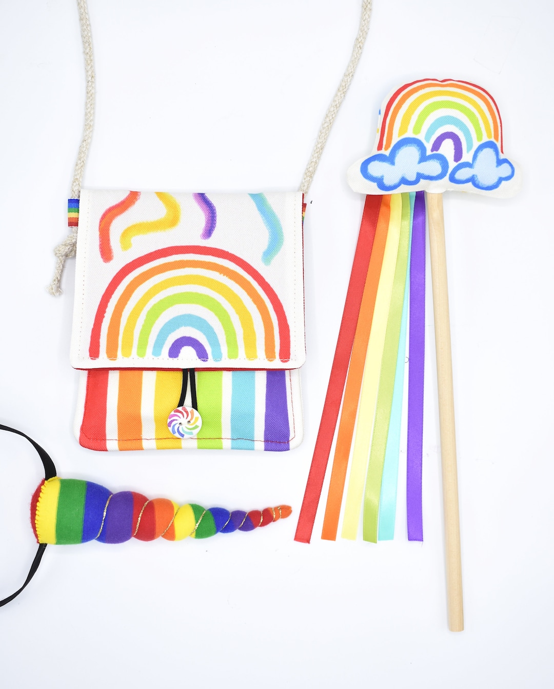 Rainbow Gift Rainbow Accessories Pride Gift for 4 Year Old Girl Rainbow ...