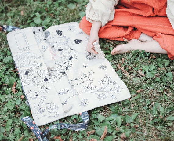 Set Of 2 Magic Garden Playmats Quiet Toys Church Toy Etsy