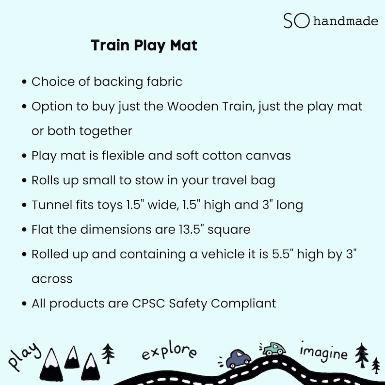 train play mat details