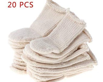 20 Cotton Finger guards watch caps cots handling movements parts jewelers tool
