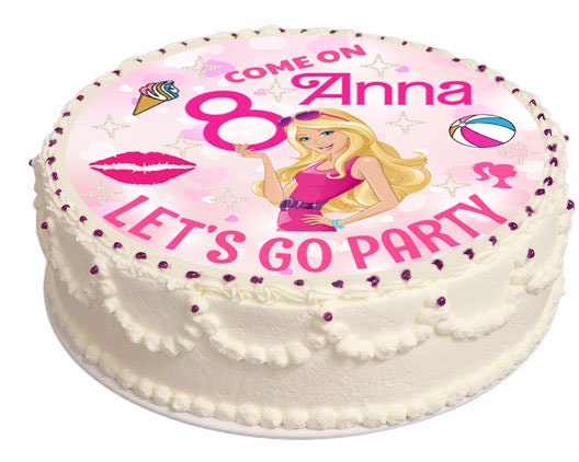 Gâteau d'Anniversaire Barbie Rose - Achat, commande en ligne et livraison