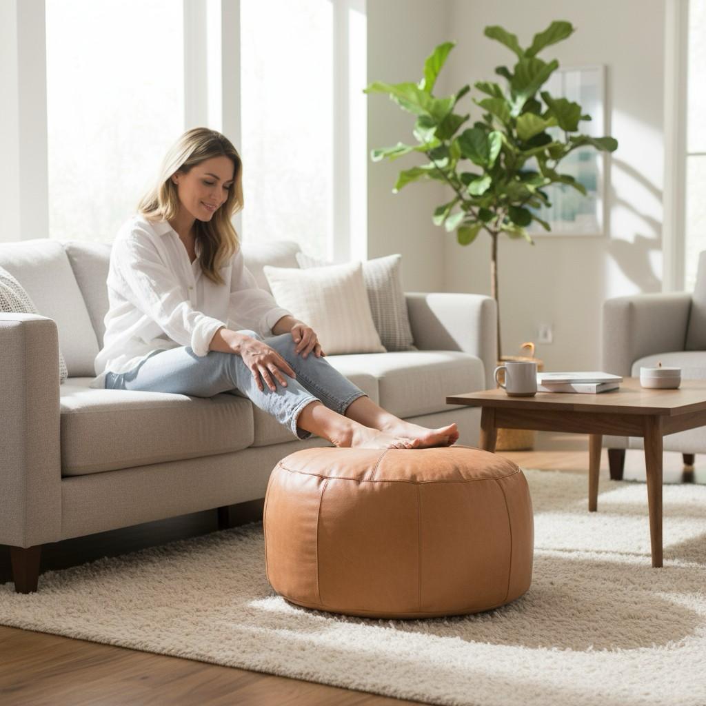 Pouf marocain en gros_6 - Décoration bohème artisanale