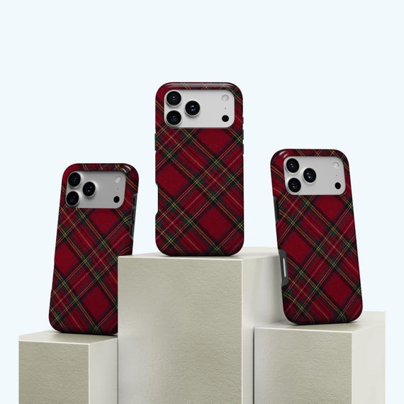 Holiday Tartan iPhone 16e ケース スマートフォン・携帯電話 Holiday Tartan iPhone 16e ケース