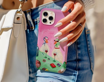 Duck Phone Case, Candlelight dinner Animal Cover, iPhone 17 16 Pro Max 15 14 13 12 11 XS Plus Samsung S25 S24 A55 A54,Tough Phone case