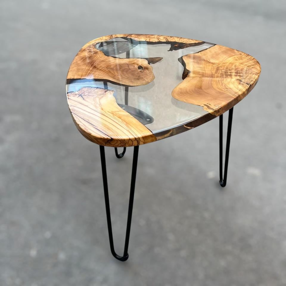【美品】ÄSPERÖD コーヒーテーブル ブラック 96x58 cm ÄSPERÖD coffee table, black/glass black, 451/4x227/8