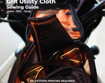 Cleaning Cloth Sewing Pattern, Reusable Shop Rag, Moto EDC, Visor & Screen Cloth