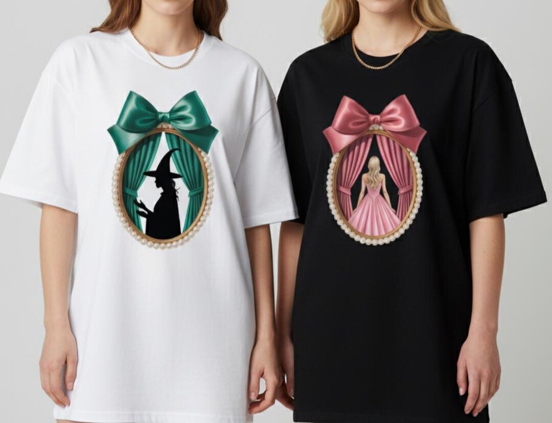 Wicked PNG, Glinda & Elphaba Shirt Design (digital Download) - Etsy