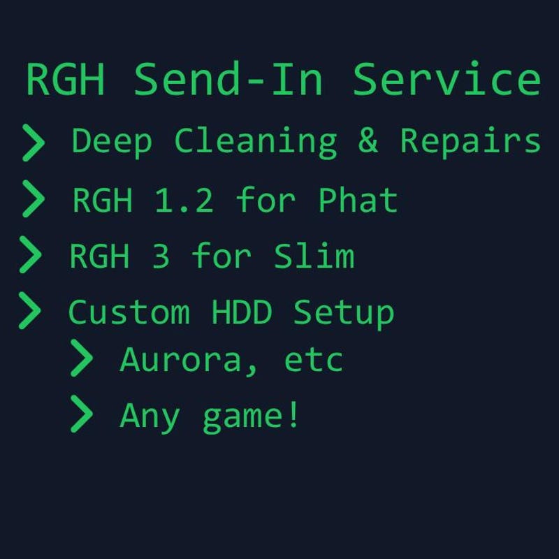Menu For Rgh Rgh Xbox 360 - Etsy