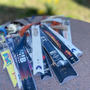 VHS Bookmark , 80s 90s, Book Lover,  Movie Lover, Upcycled Unique Gift