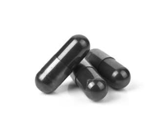 Activated Charcoal Capsules | Carbo activatus | 500 mg | 60/120/180 ct | Vegan