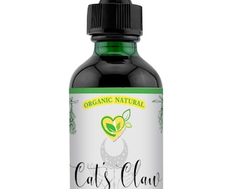 Cat's Claw Tincture | Organic Alcohol Extract | Uncaria tomentosa | 2oz