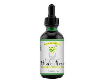 Black Maca Tincture | Organic Alcohol Extract | Lepidium meyenii | 2/4/16oz
