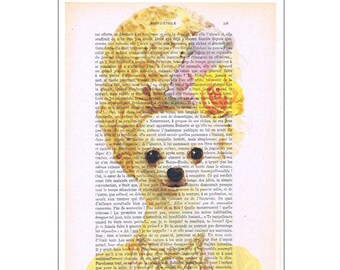 Marie-Antoinette Chihuahua : impression affiche illustration peinture acrylique portrait animalier décoration murale tenture murale art mural dessin Glicee coco