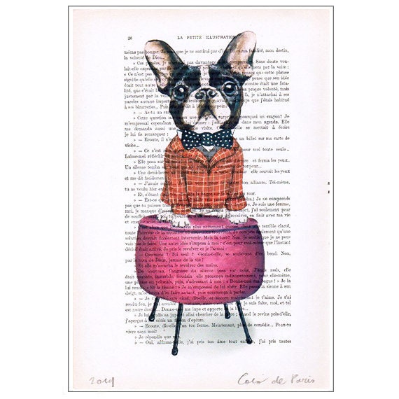 banksy art america modern art Bulldog folding paper,frenchie,art,deviant art,pop art,art attack,art deco,wall art,artist fine art