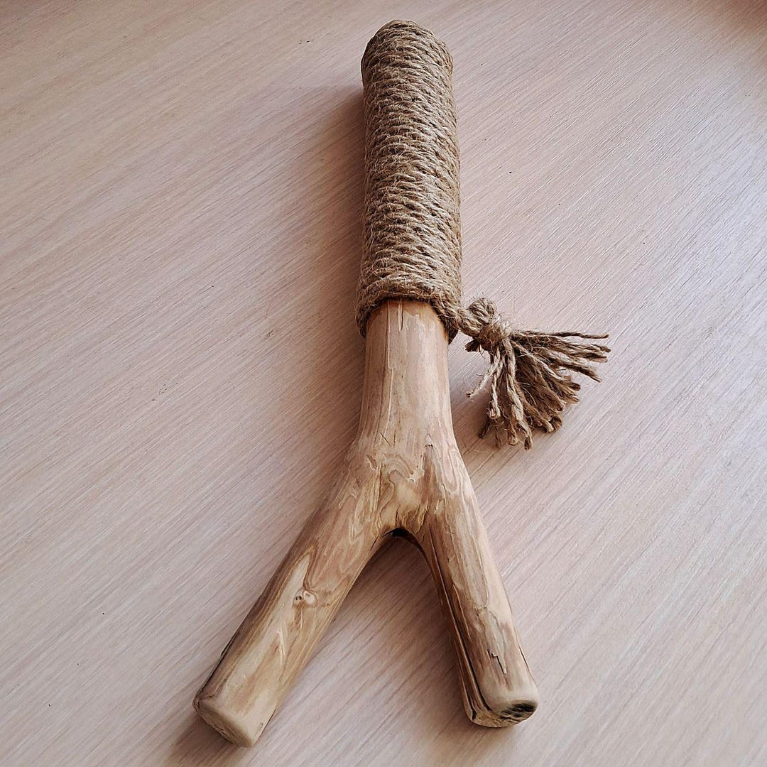 Eco-friendly Dog Toy Natural Fetch Stick for L Dogs Wooden Apport ...