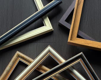Custom Frames For Oil Paintings, Personalized Frame, Floating Frame, Vintage Frame, Made-to-Measure Custom Picture Frame, Wall Hanging