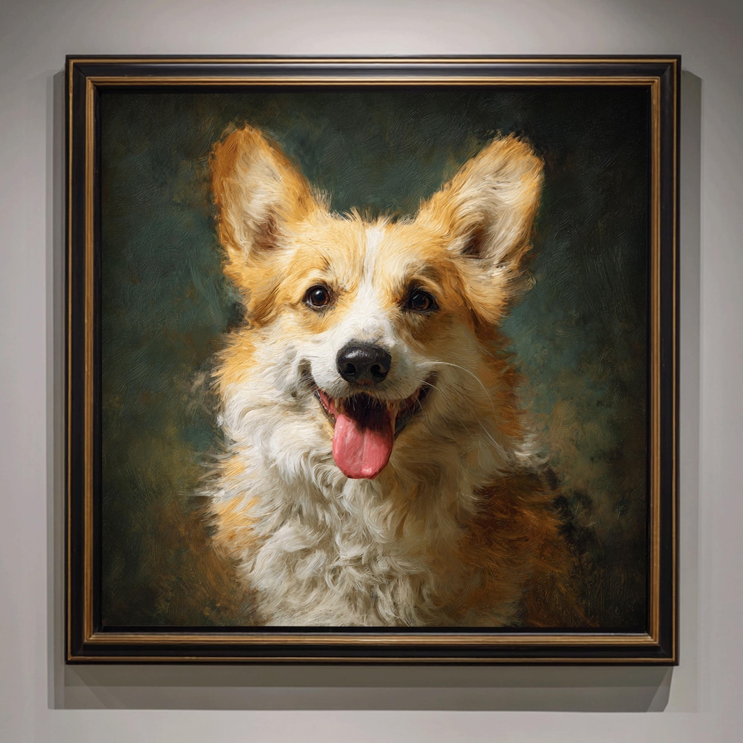 Custom Hand-painted Pet Portrait Oil Painting on Canvas Personalized ...