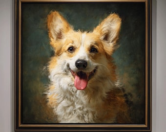Custom Hand-painted Pet Portrait Oil Painting on Canvas Personalized Commission Loss Memorial Gift from Photo Dog Painting Birthday Gifts