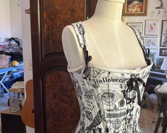 Corsé/estribo con pestañas para Halloween