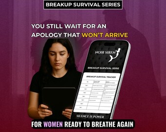 Emotional Planner - You still wait for an apology that won’t arrive | Printable PDF Recovery Tracker
