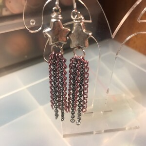Dancing star earrings